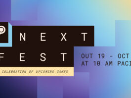 Steam Next Fest říjen 2026 – oficiální grafika akce