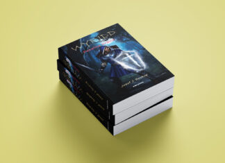 Pomozte otevřít Pekelnou bránu. Česká fantasy Wyridd hledá podporu čtenářů Vizualizace knihy Wyridd: Pekelná brána od Josefa J. Soukupa s klerikem na obálce